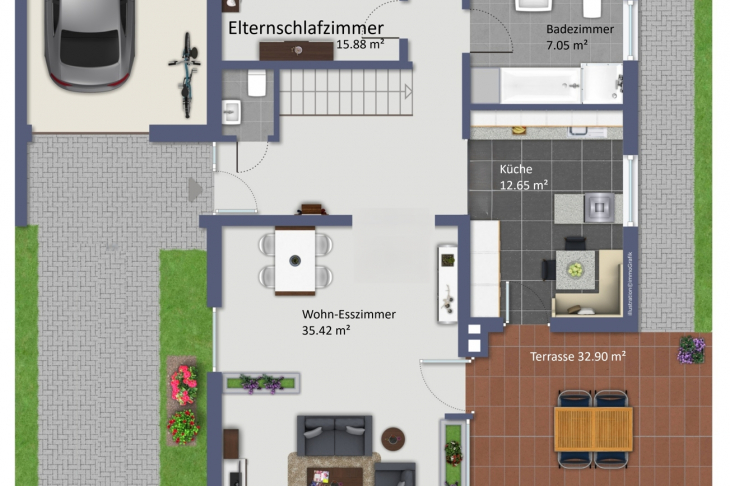 Grundriss Erdgeschoss