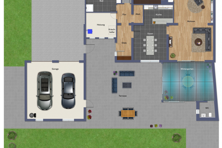 Grundriss Erdgeschoss