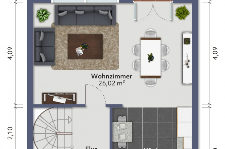 Grundriss Erdgeschoss
