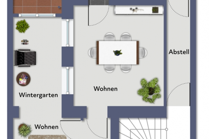 Grundriss Erdgeschoss_Goethestr. 13