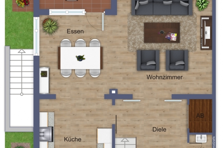 Grundriss Ergeschoss