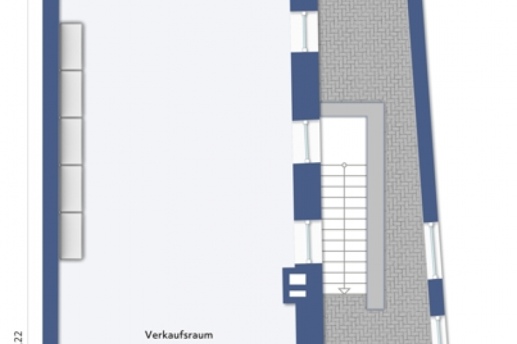 Grundriss Gewerbefläche