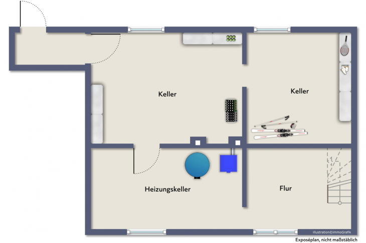 Grundriss Keller