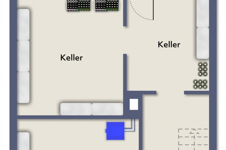 Grundriss Keller
