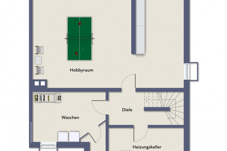 Grundriss Keller