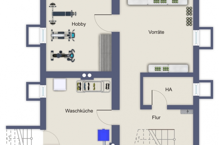 Grundriss Kellergeschoss