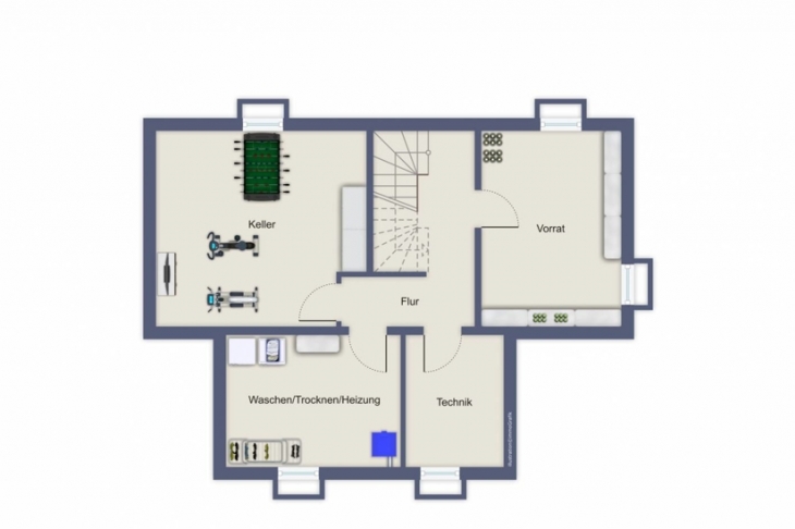Grundriss Kellergeschoss