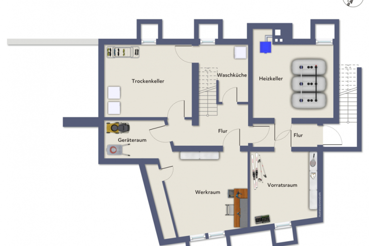 Grundriss Kellergeschoss
