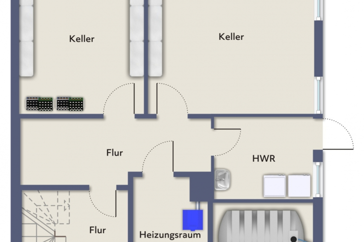 Grundriss Kellergeschoss