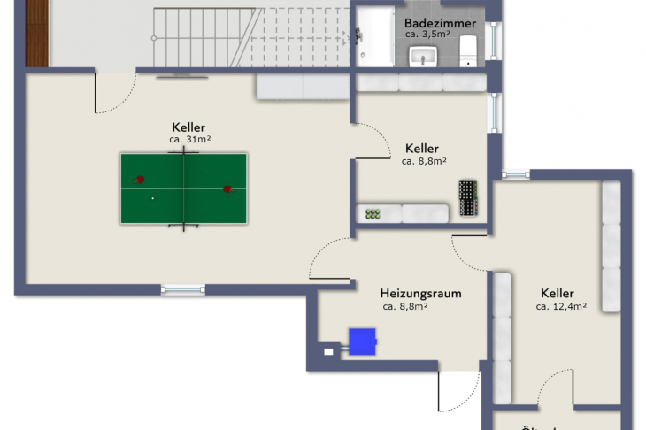 Grundriss Kellergeschoss