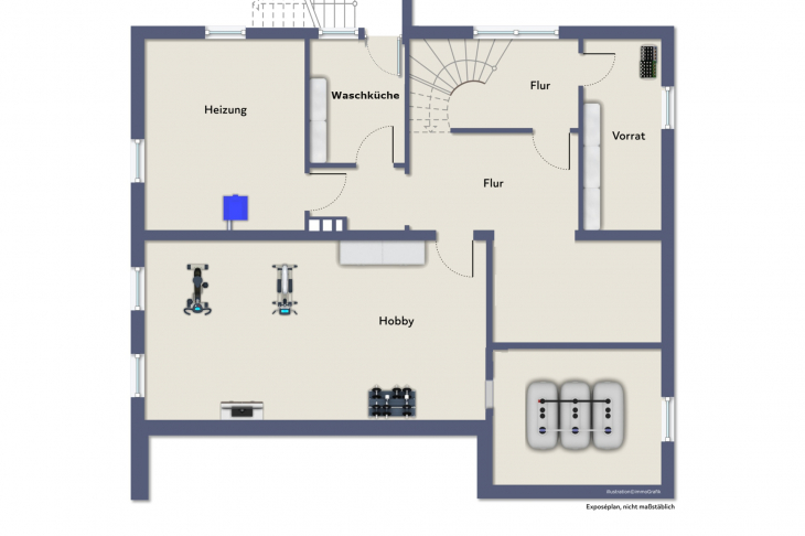 Grundriss Kellergeschoss