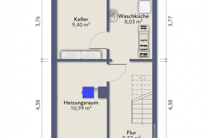 Grundriss Kellergeschoss