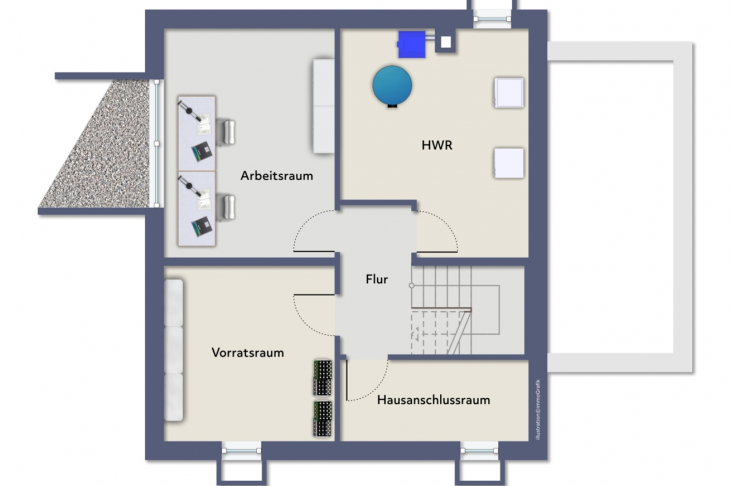 Grundriss Kellergeschoss