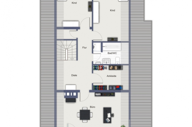 Grundriss Obergeschoss