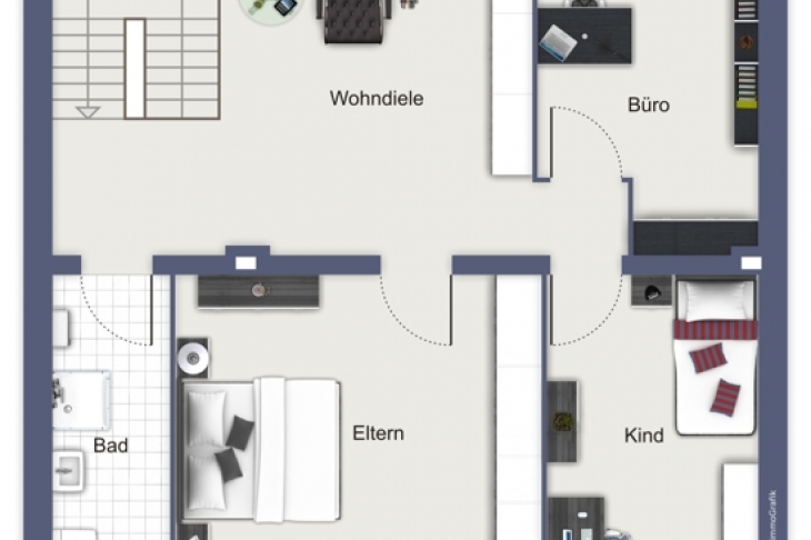 Grundriss Obergeschoss