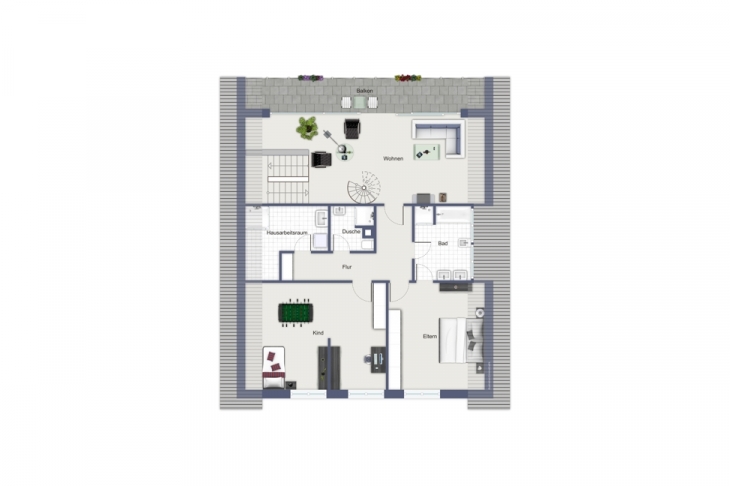 Grundriss Obergeschoss
