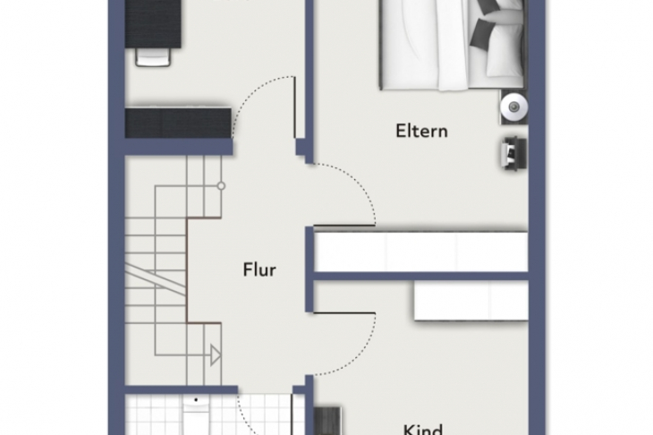 Grundriss Obergeschoss