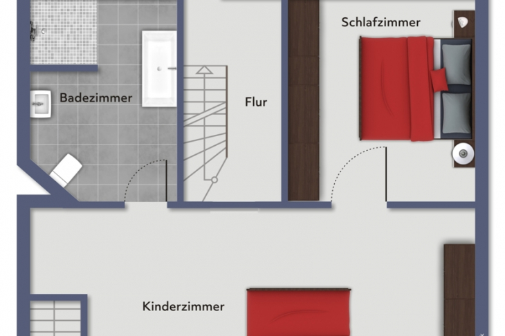 Grundriss Obergeschoss