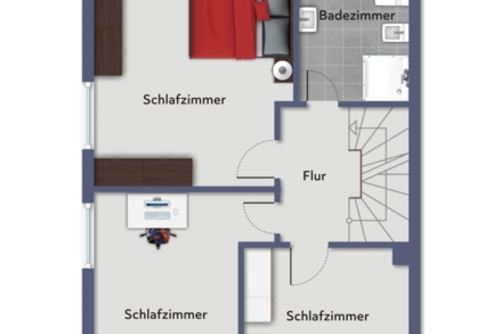 Grundriss Obergeschoss