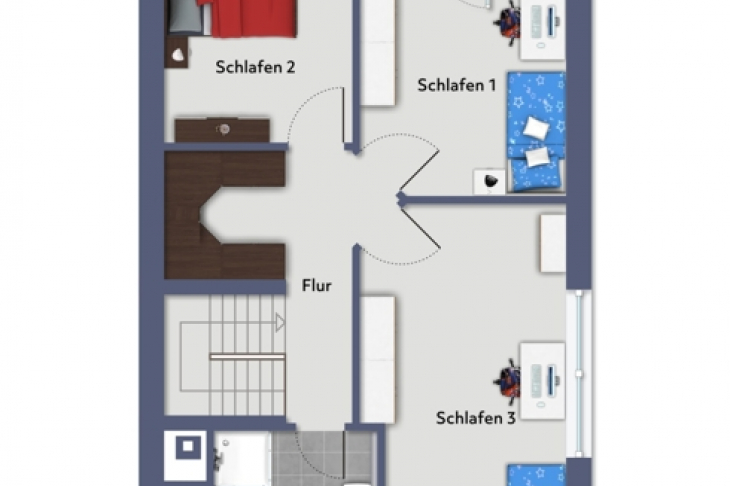 Grundriss Obergeschoss
