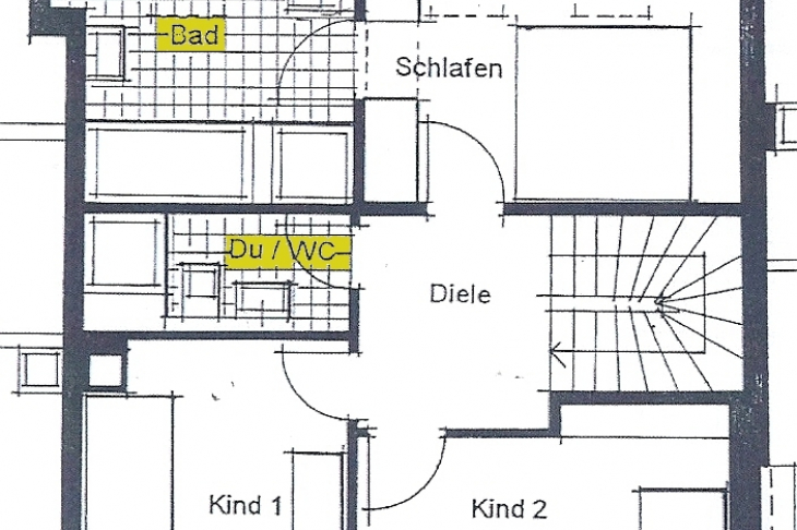 Grundriss Obergeschoss