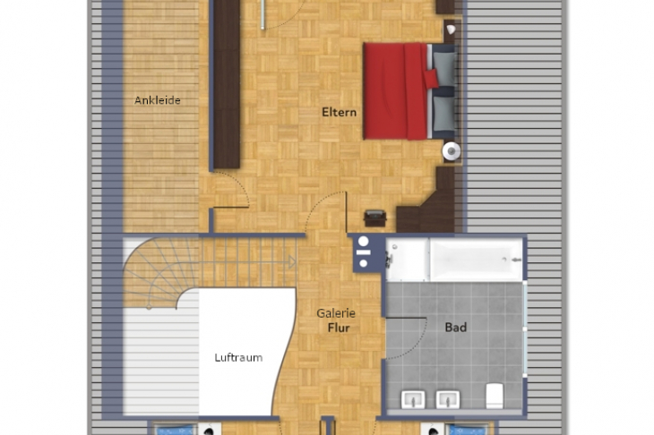 Grundriss Obergeschoss