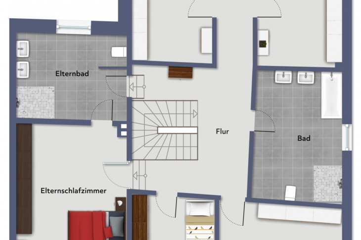 Grundriss Obergeschoss