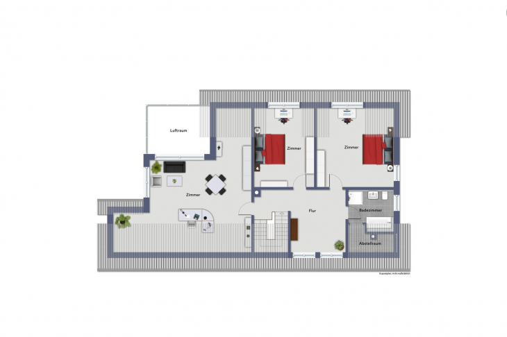 Grundriss Obergeschoss