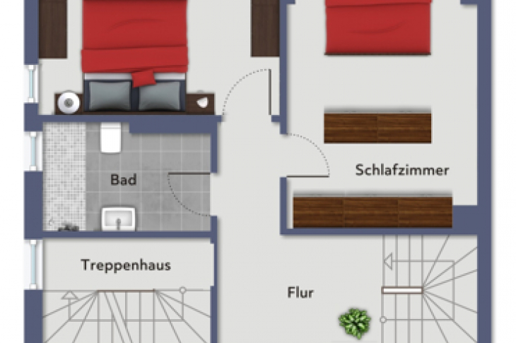 Grundriss Obergeschoss