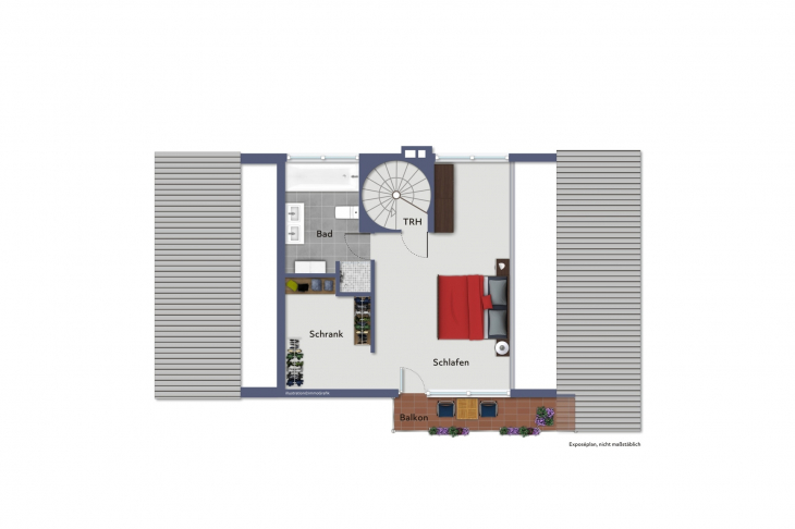 Grundriss Obergeschoss
