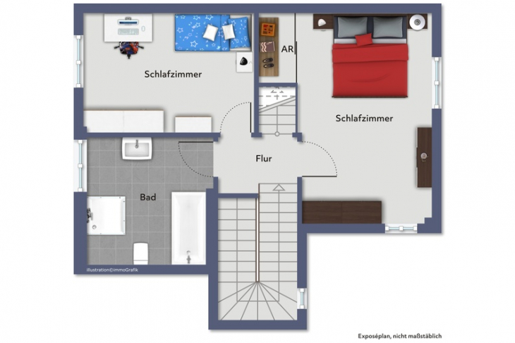 Grundriss Obergeschoss