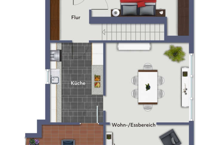 Grundriss Obergeschoss