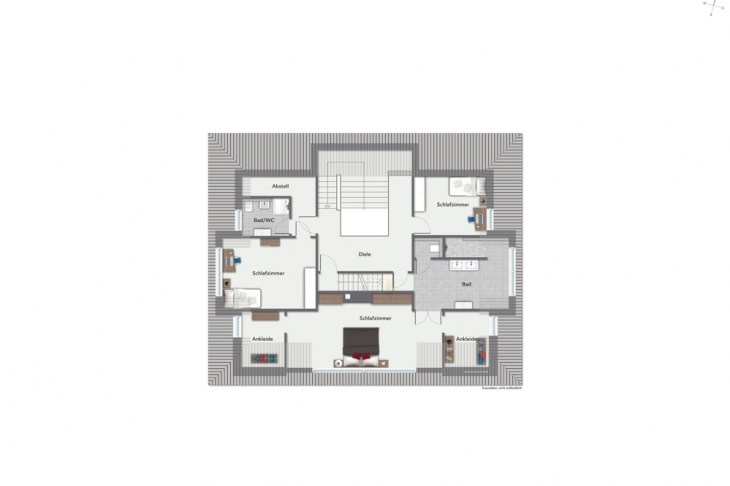 Grundriss Obergeschoss
