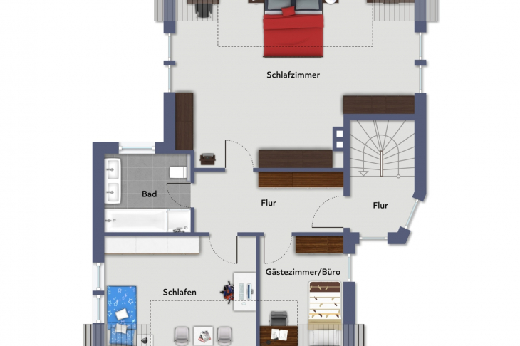 Grundriss Obergeschoss