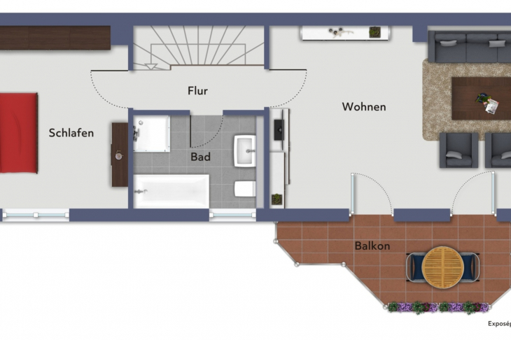 Grundriss Obergeschoss