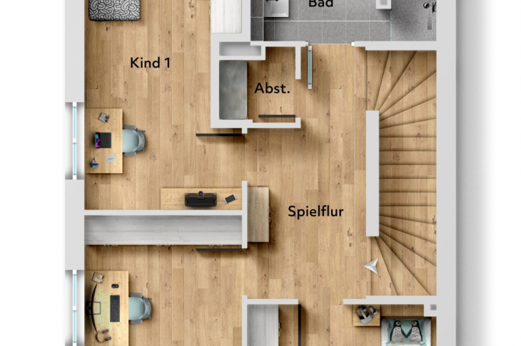 Grundriss Obergeschoss