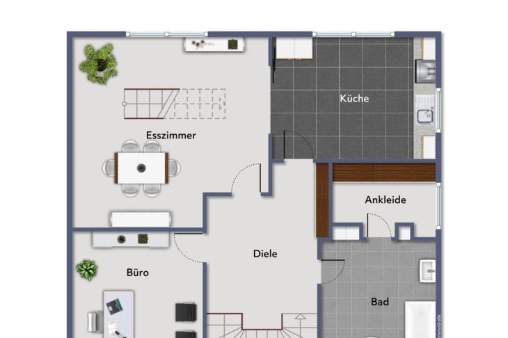 Grundriss Obergeschoss