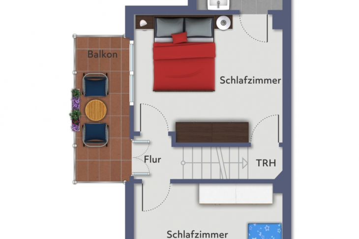 Grundriss Obergeschoss