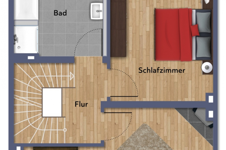 Grundriss Obergeschoss