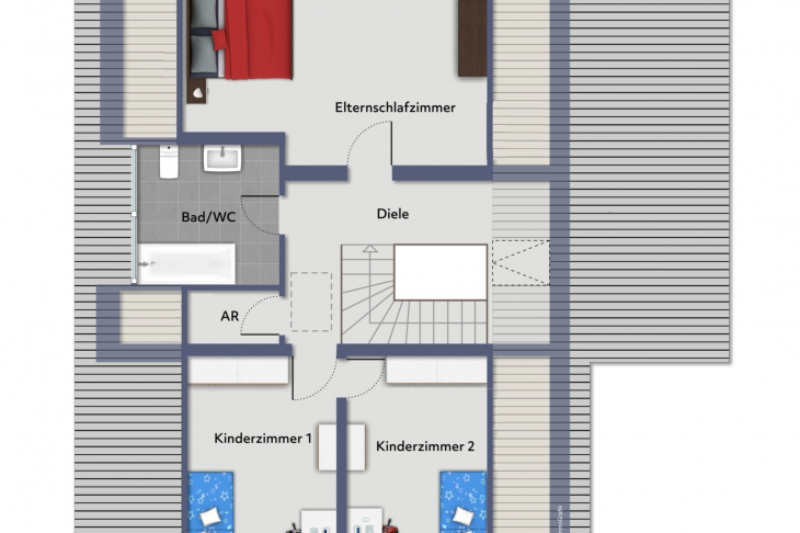 Grundriss Obergeschoss