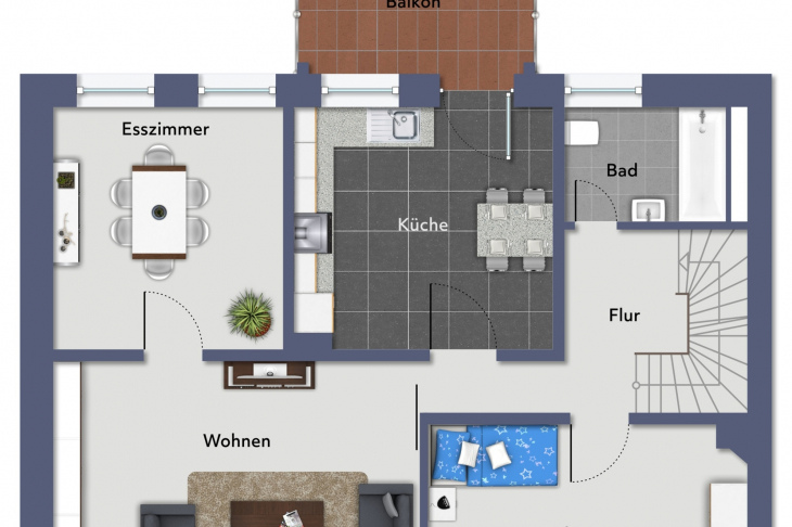Grundriss OG Wohnung