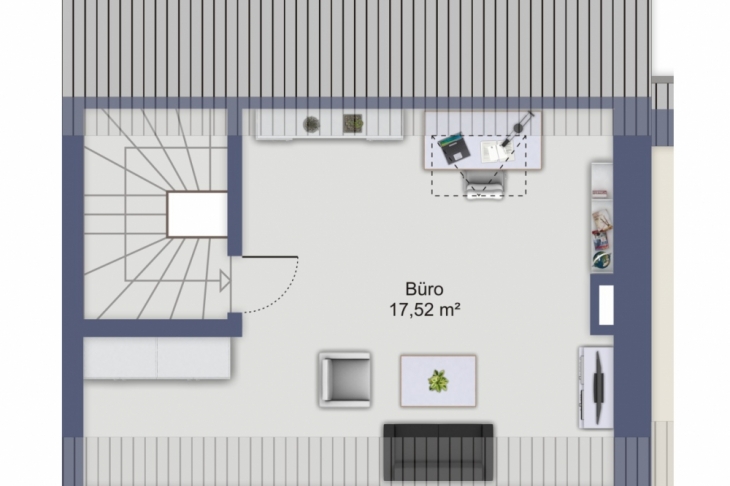 Grundriss Spitzboden
