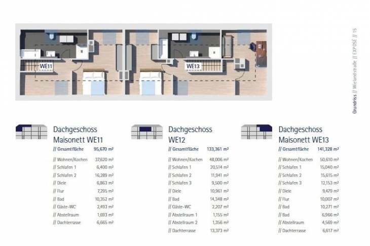 Grundriss Spitzboden