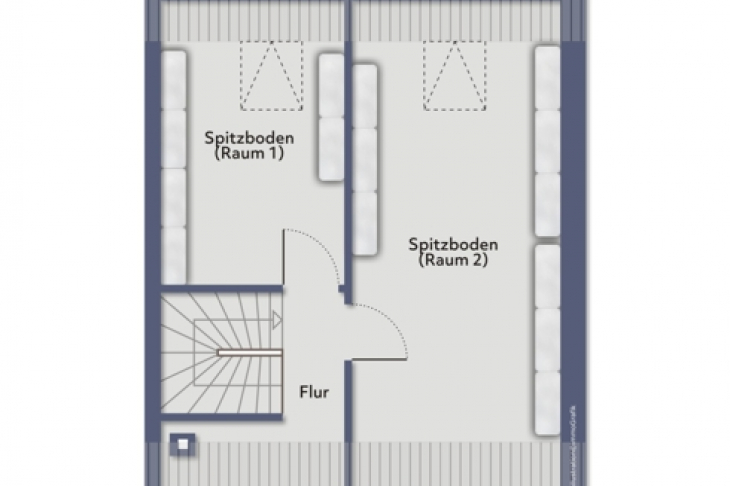 Grundriss Spitzboden