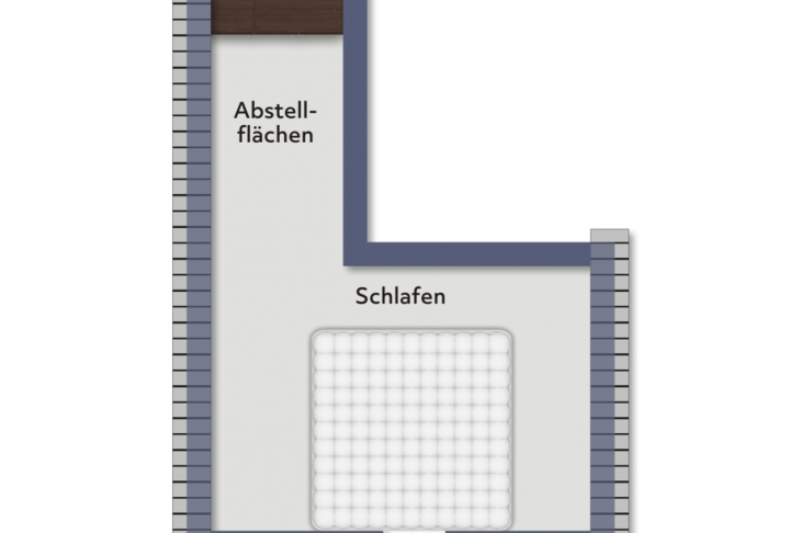 Grundriss Spitzboden