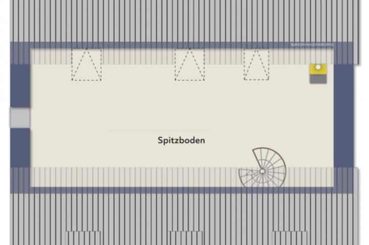 Grundriss Spitzboden