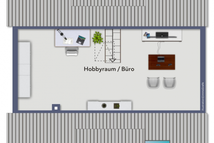 Grundriss Spitzboden