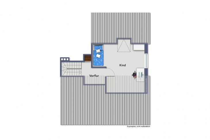 Grundriss Spitzboden