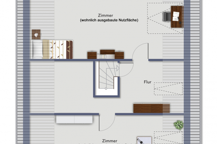 Grundriss Spitzboden