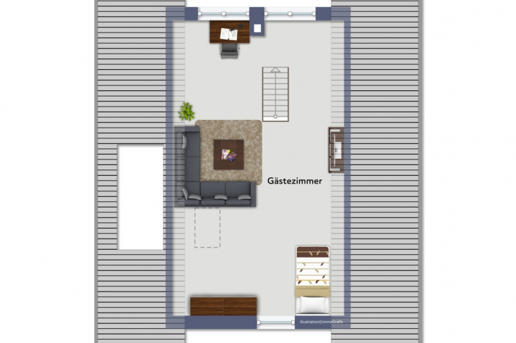 Grundriss Spitzboden 